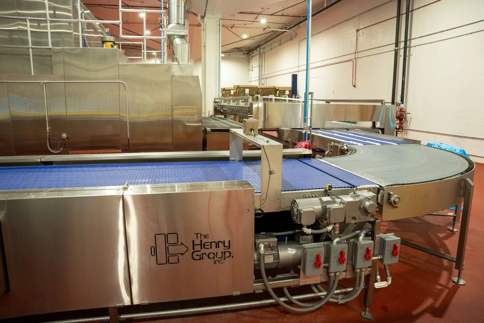 THG conveying equipment in a bakery installation